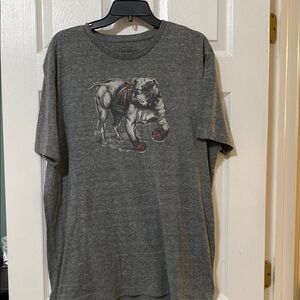 Lucky Brand Gray Graphic Tee Short Sleeve